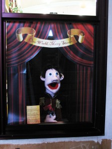 This is my puppet Lachlan Macquarie representing Muppets